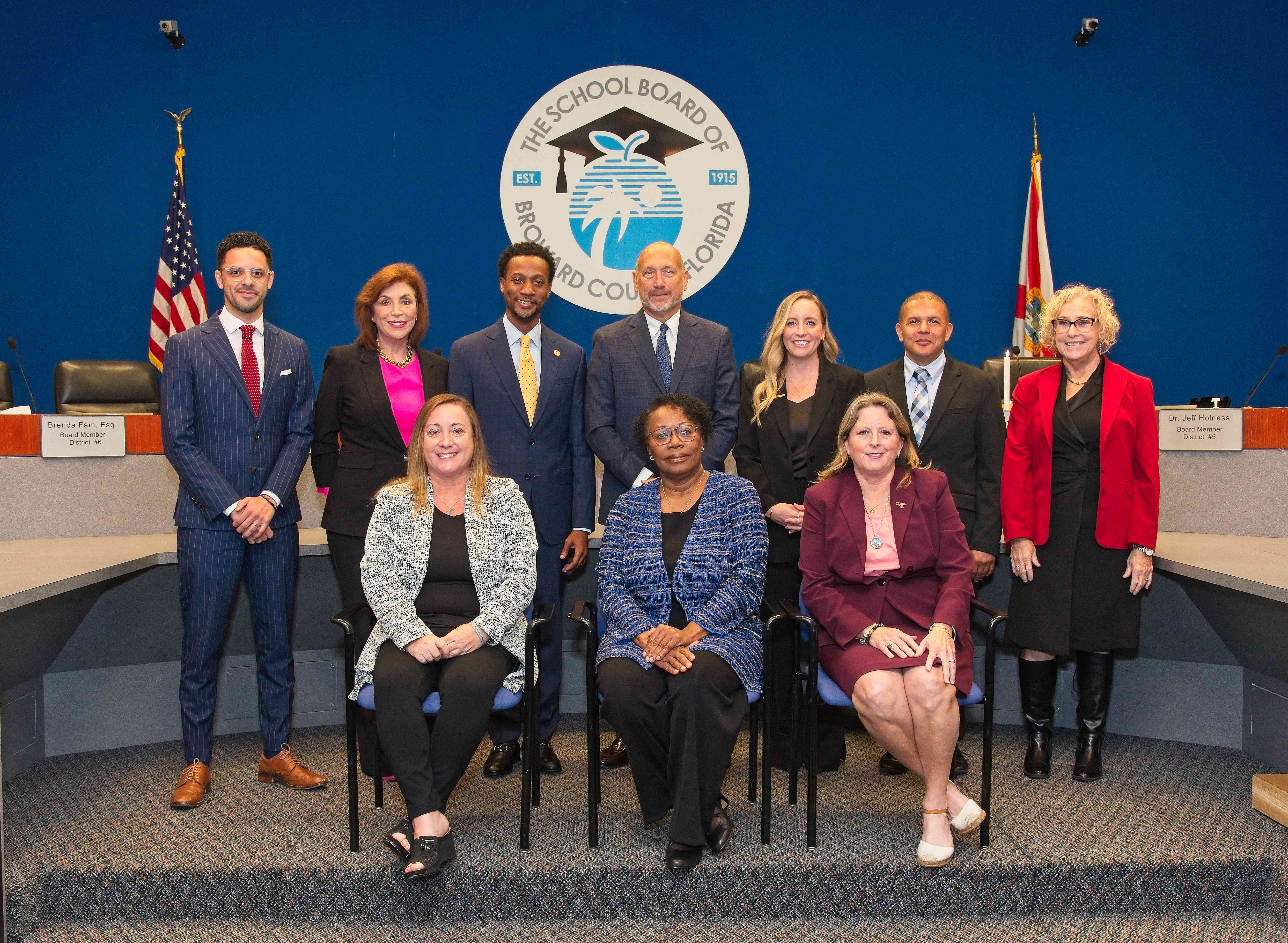 School Board of Broward County group photo